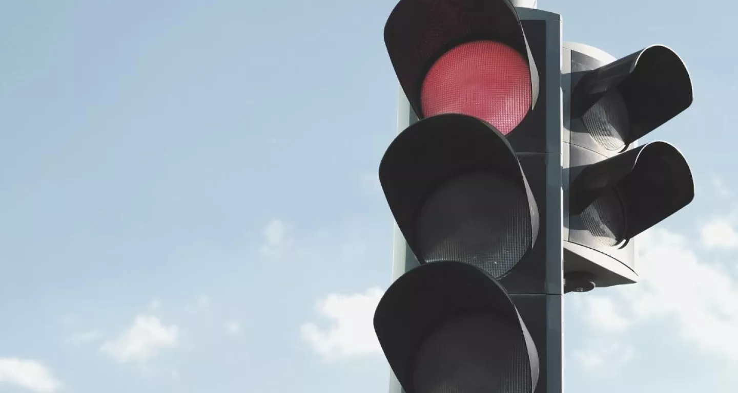 red light traffic signal accidents often happen as the light turns red